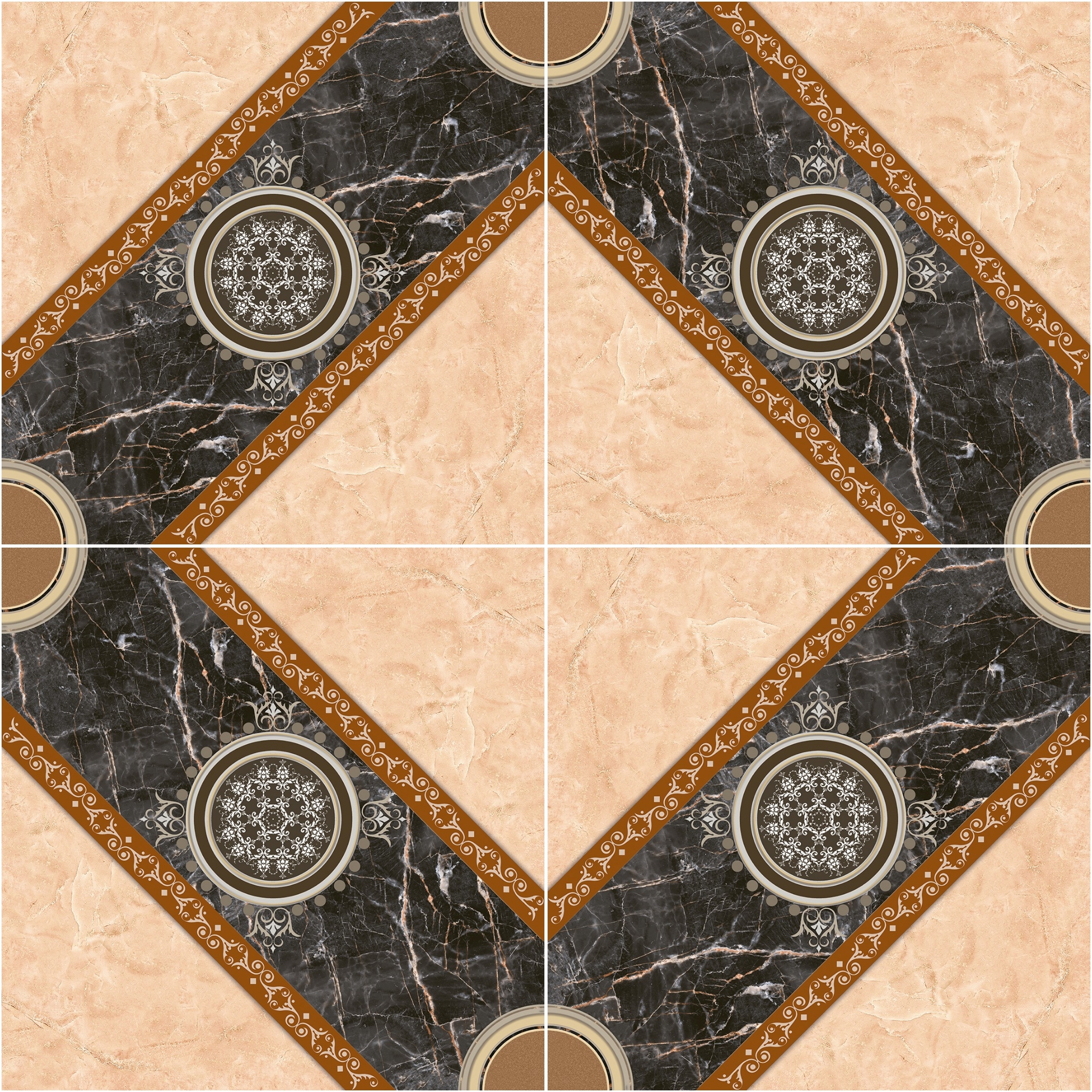 GEMILANG Gemilang Dolmabache Tobacco 40x40 - 2